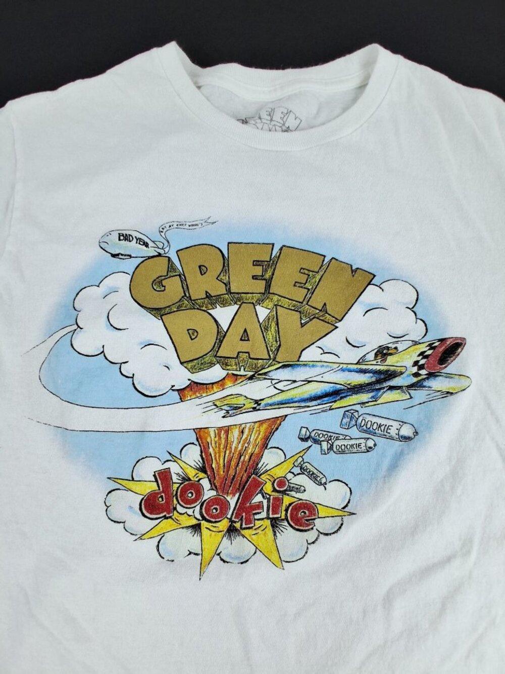 Green Day Band Dookie Album T-Shirt White Short Sleeve Cotton Size M - Picture 3 of 13